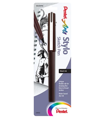 Pentel Stylo Sketch Pen Black