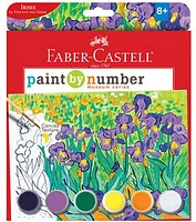 Faber-Castell 6" x 8" Irises Paint By Number Kit