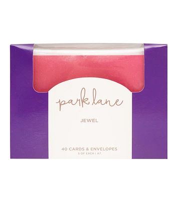 80ct Jewel A7 Cards & Envelopes by Park Lane