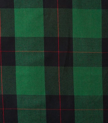Eddie Bauer & Black Buffalo Check Cotton Tencel Flannel Fabric