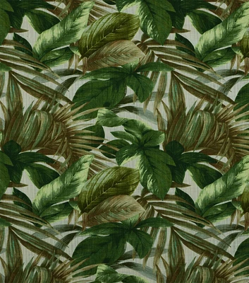 Covington Green Leaves Cotton Multipurpose Fabric