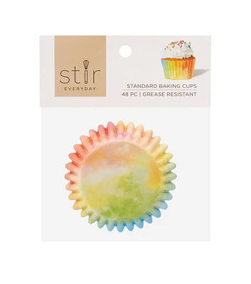 48ct Multicolor Greaseproof Cupcake Liners by STIR