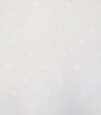 White Smocked Eyelet Cotton Fabric