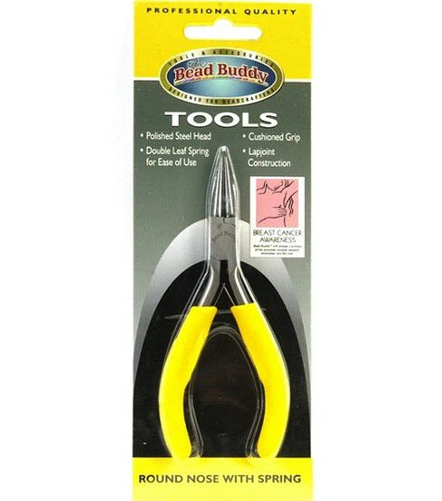 Bead Buddy Round Nose Pliers with Spring