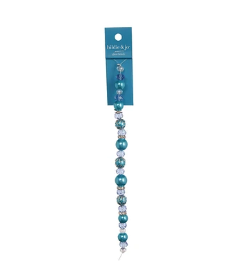 Blue Empire Glass Bead Strand by hildie & jo