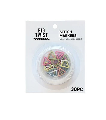 30ct Triangle Knitting Stitch Markers by Big Twist