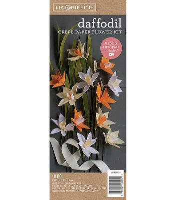 Crepe Paper Flower Kit Daffodil