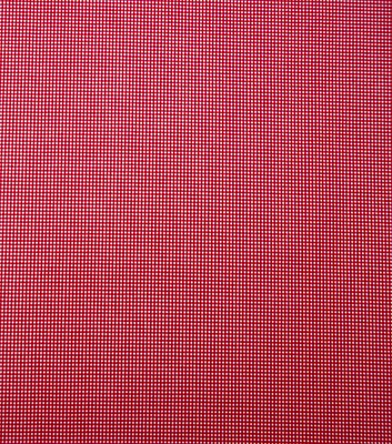 Lipstick Red Gingham Quilt Cotton Fabric by Quilter's Showcase