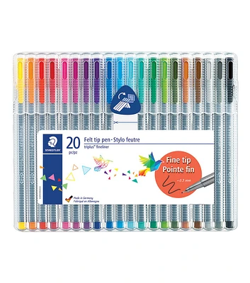 Staedtler Triplus Fineliner Pen Set Colors