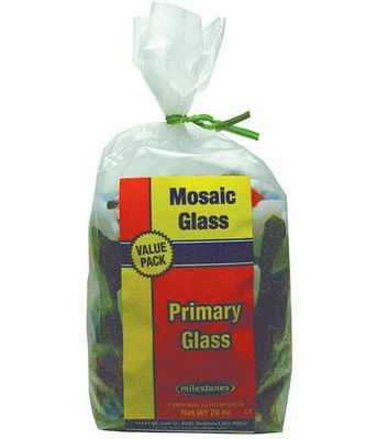 Mosaic Glass Bag Primary Colors