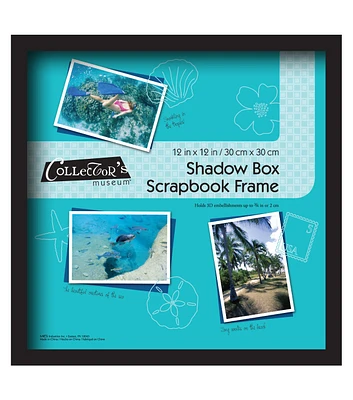 Collector's Museum 12" x 12" Black Shadow Bo x  Frame