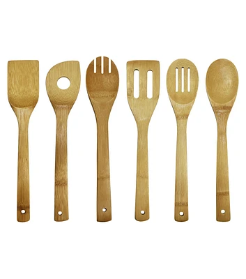 Oceanstar 6-Piece Bamboo Cooking Utensil Set