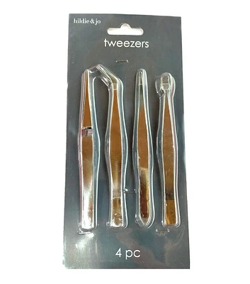 4pc Tweezer Set by hildie & jo