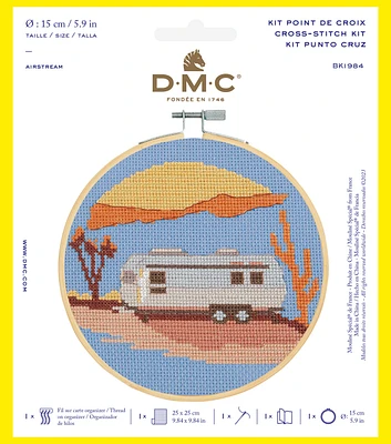 DMC 6" Retro Airstream Cross Stitch Kit