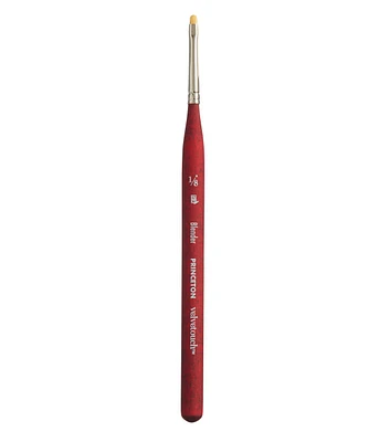 Princeton Brush Velvetouch Mixed Media Mini Brush, Blender, 1/8"