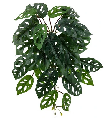 18" Green Swiss Cheese Hanging Bush by Bloom Room