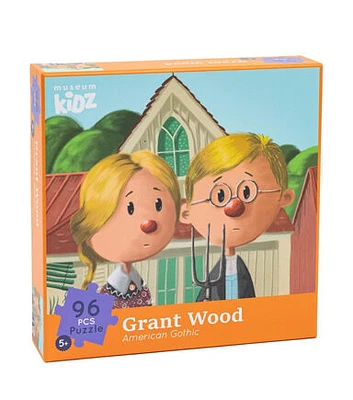 Today Is Art Day 96pc American Gothic Grant Wood Puzzle