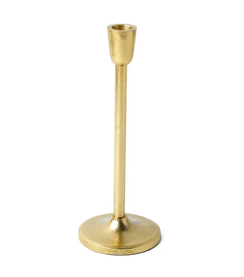 10" Gold Taper Candle Holder by Place & Time