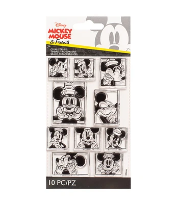 Disney Mickey Minnie Clear Stamp Set