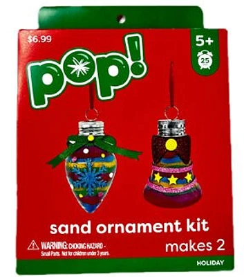 2ct Christmas Bell Sand Ornaments by POP!