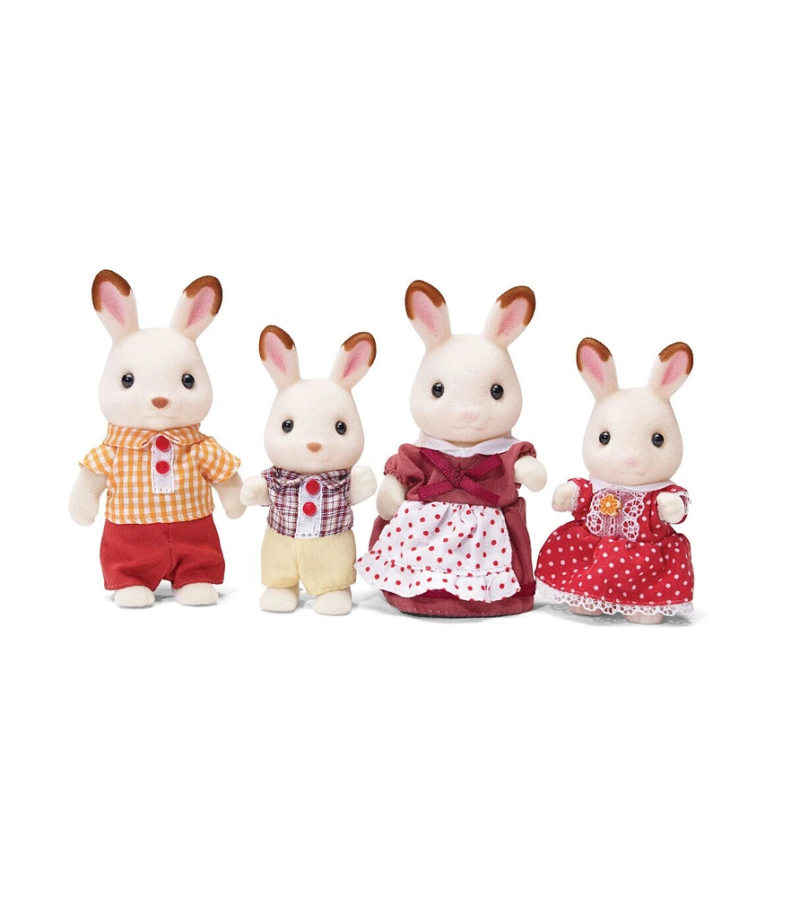 Calico Critters 4ct Hopscotch Rabbit Family Figures