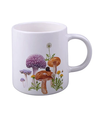 16oz White Mushroom Forest Ceramic Mug by Place & Time