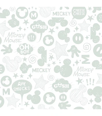 RoomMates Wallpaper Mickey Mouse Icons