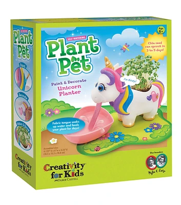 Creativity For Kids 4" x 6" Pet Unicorn Self Watering Plant Grow Kit