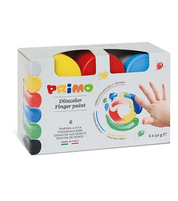 Primo 6ct Finger Paint Set