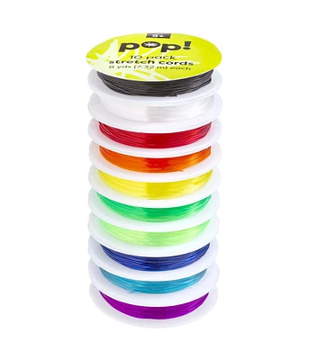 10ct Rainbow Stretch Cords by POP!