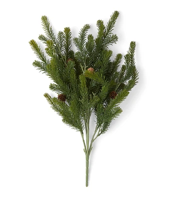 22" Christmas Green Balsam Fir Bush by Bloom Room