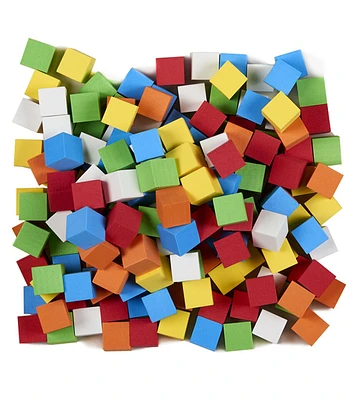 Koplow Games 16mm Multicolor Foam Blank Dice Set 200ct