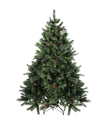 Northlight 6.5' Unlit Snowy Delta Pine Artificial Christmas Tree