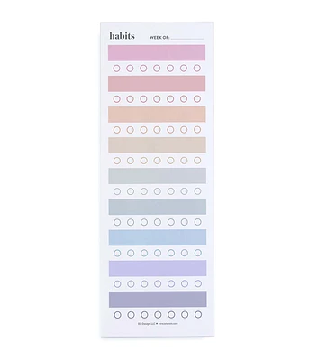 Erin Condren 50 Sheet Weekly Habits Sticky Note Pad