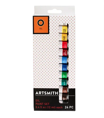 12ml Oil Paint Set 24ct by Artsmith