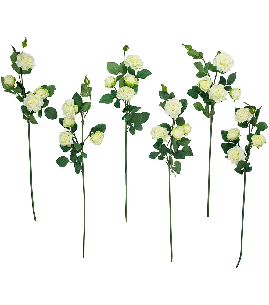 Northlight 35" Rose Stems 6ct