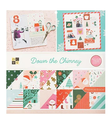 American Crafts 12" x 12" Christmas Down the Chimney 36 Sheet Paper Pack