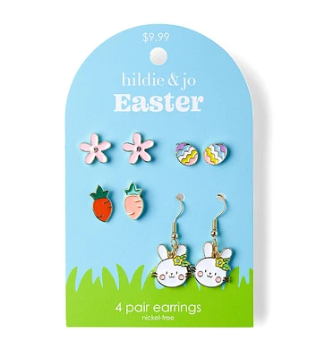 4ct Easter Carrot & Bunny Earrings by hildie & jo