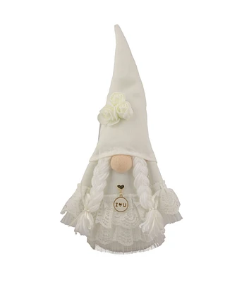 Northlight 13" Black Wedding Day Bride Gnome