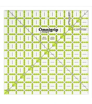 Omnigrip 10-1/2" Neon Square Ruler