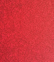 Red Leaf Textured Quilt Cotton Fabric by Keepsake Calico