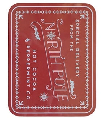 5" North Pole Rectangle Tin