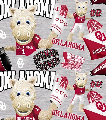 University of Oklahoma Sooners Cotton Fabric Collegiate Mascot