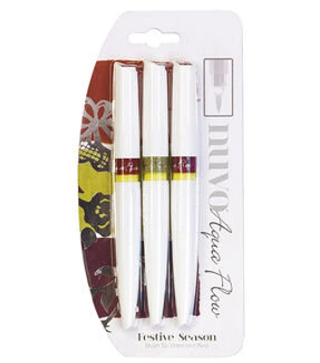 Nuvo by Tonic Studios 3ct Festive Season Aqua Flow Pens