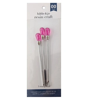 3pk Gem Resin Mixing Sticks by hildie & jo