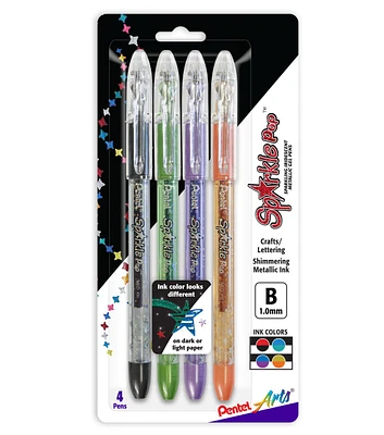 Pentel Sparkle Pop Metallic Gel Pen Set Colors