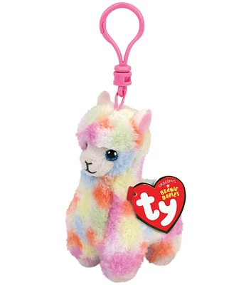 Ty Inc Beanie Babies Multicolor Lola Llama Plush Clip