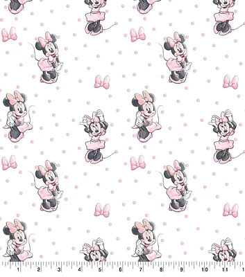 Disney Minnie So Sweet Bow Cotton Fabric