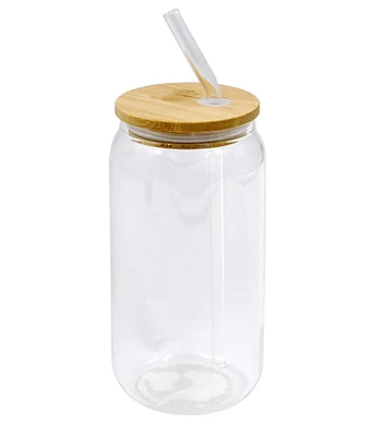 16oz Glass Tumbler by Happy