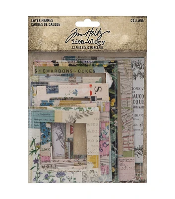 Tim Holtz 12ct Layered Collage Frames